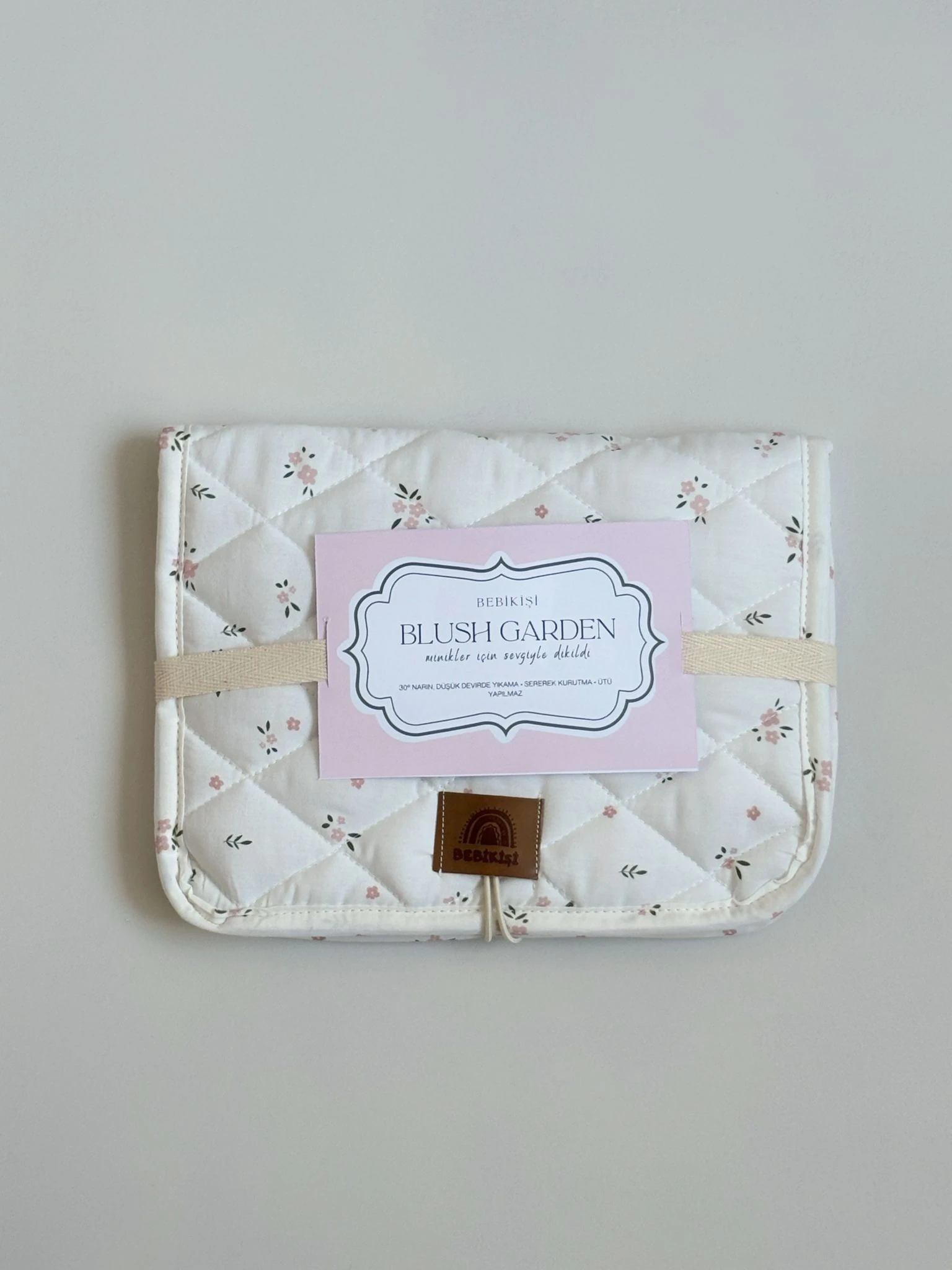 ISLAK MENDİL BEZ ORGANİZER BLUSH GARDEN