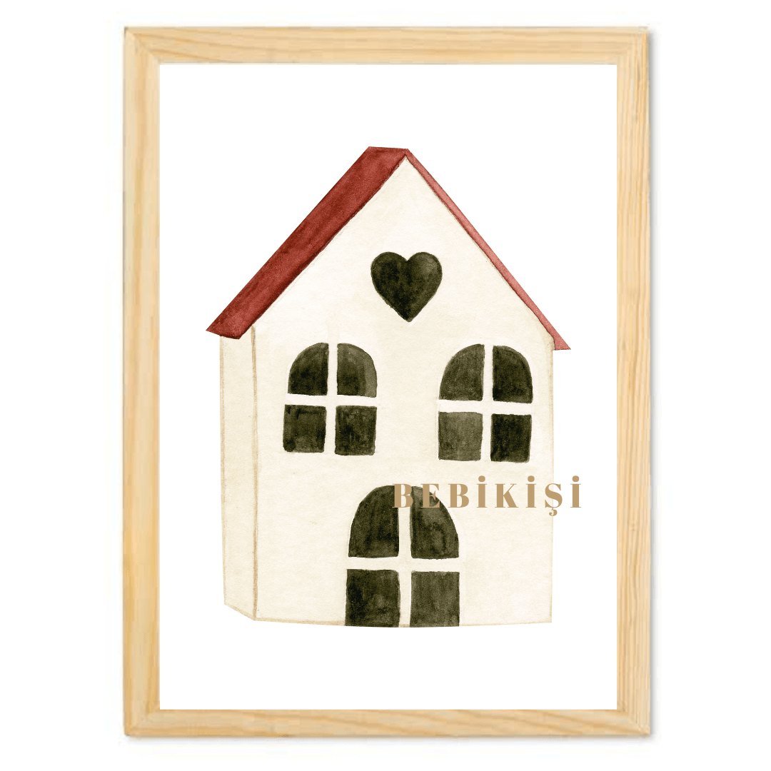 30X40 TEKLİ AHŞAP TABLO - 24