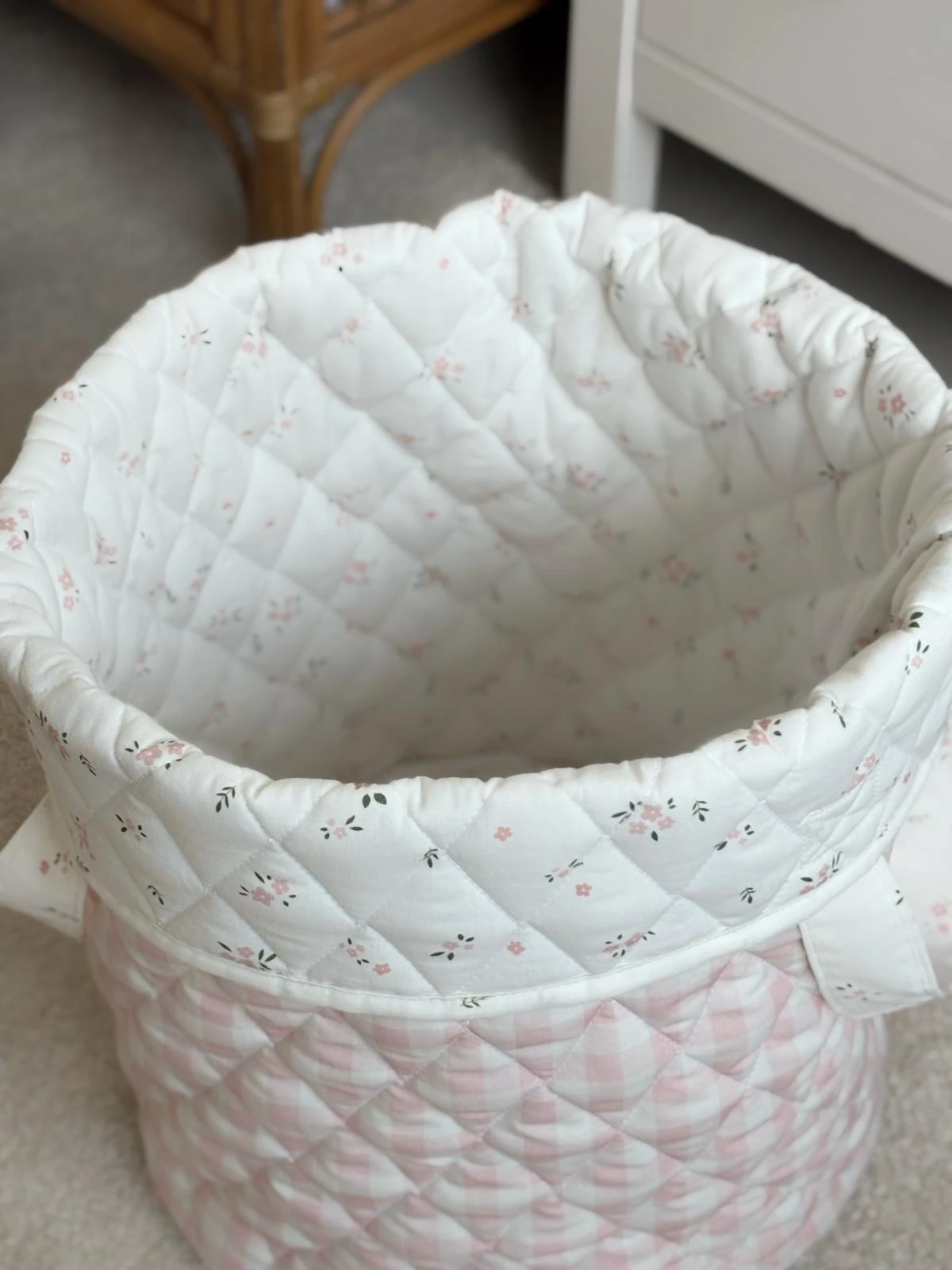 KAPİTONE TAŞINABİLİR OYUNCAK SEPETİ BLUSH GARDEN