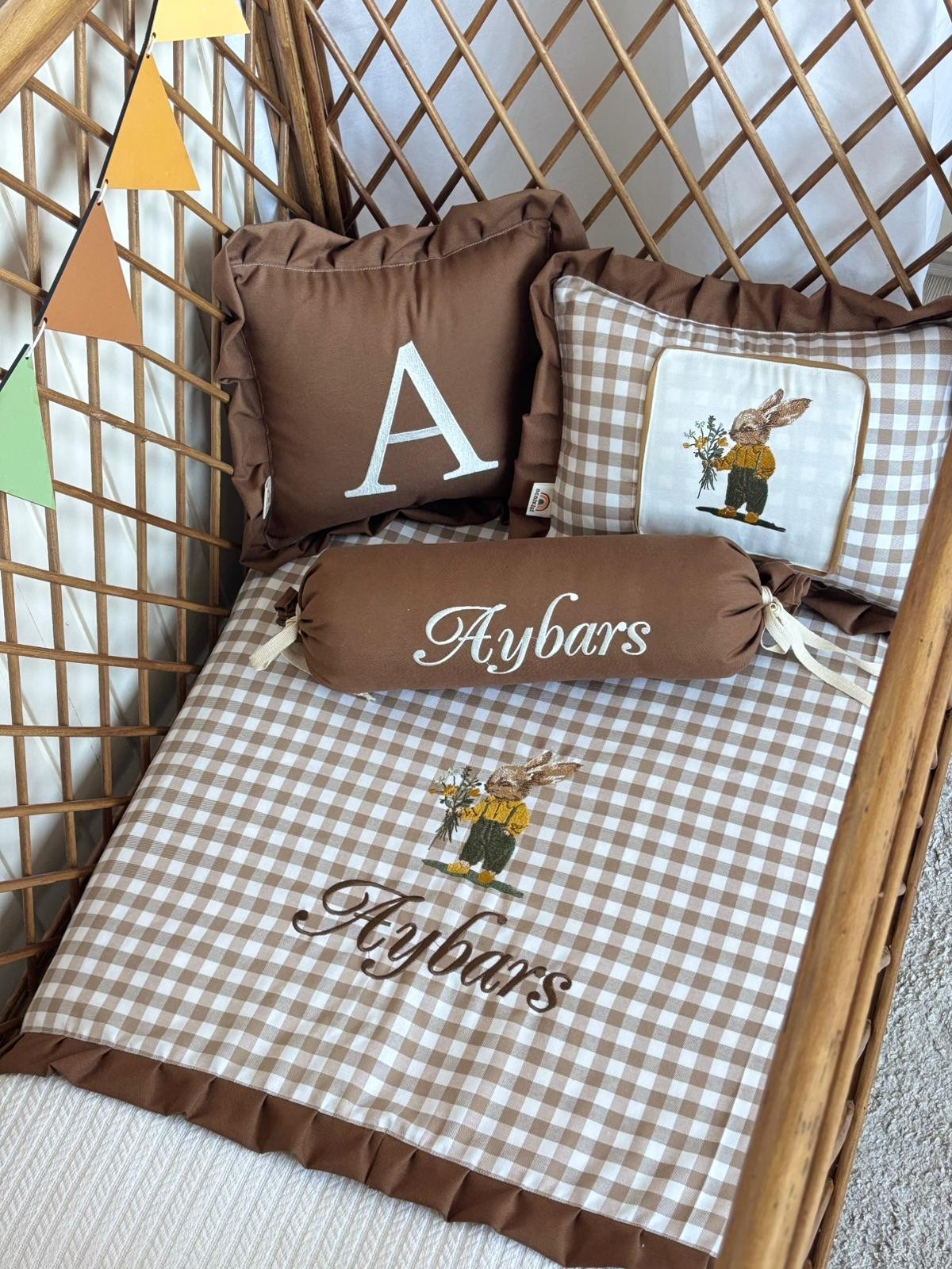 PİKE TAKIMI 4'LÜ TINY BUNNY  - DESENLİ ERKEK 4LÜ SET