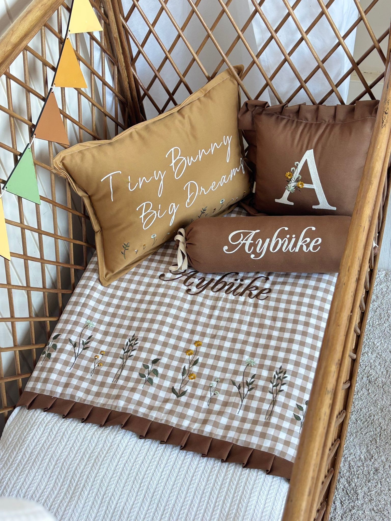 PİKE TAKIMI 4'LÜ TINY BUNNY  - SLOGANLI KIZ 4LÜ SET