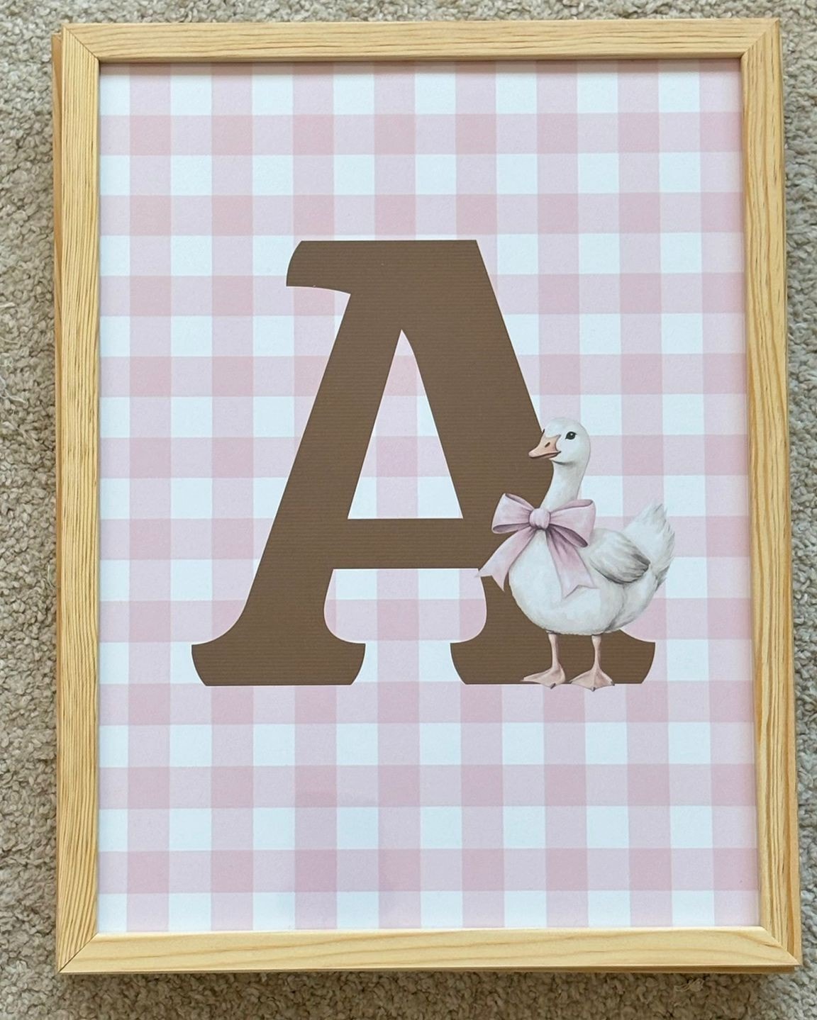 PÖTİKARE 30X40  POSTERLİ ÇERÇEVE - PEMBE