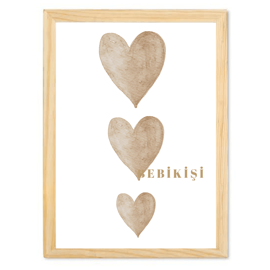 30X40 TEKLİ AHŞAP TABLO - 41