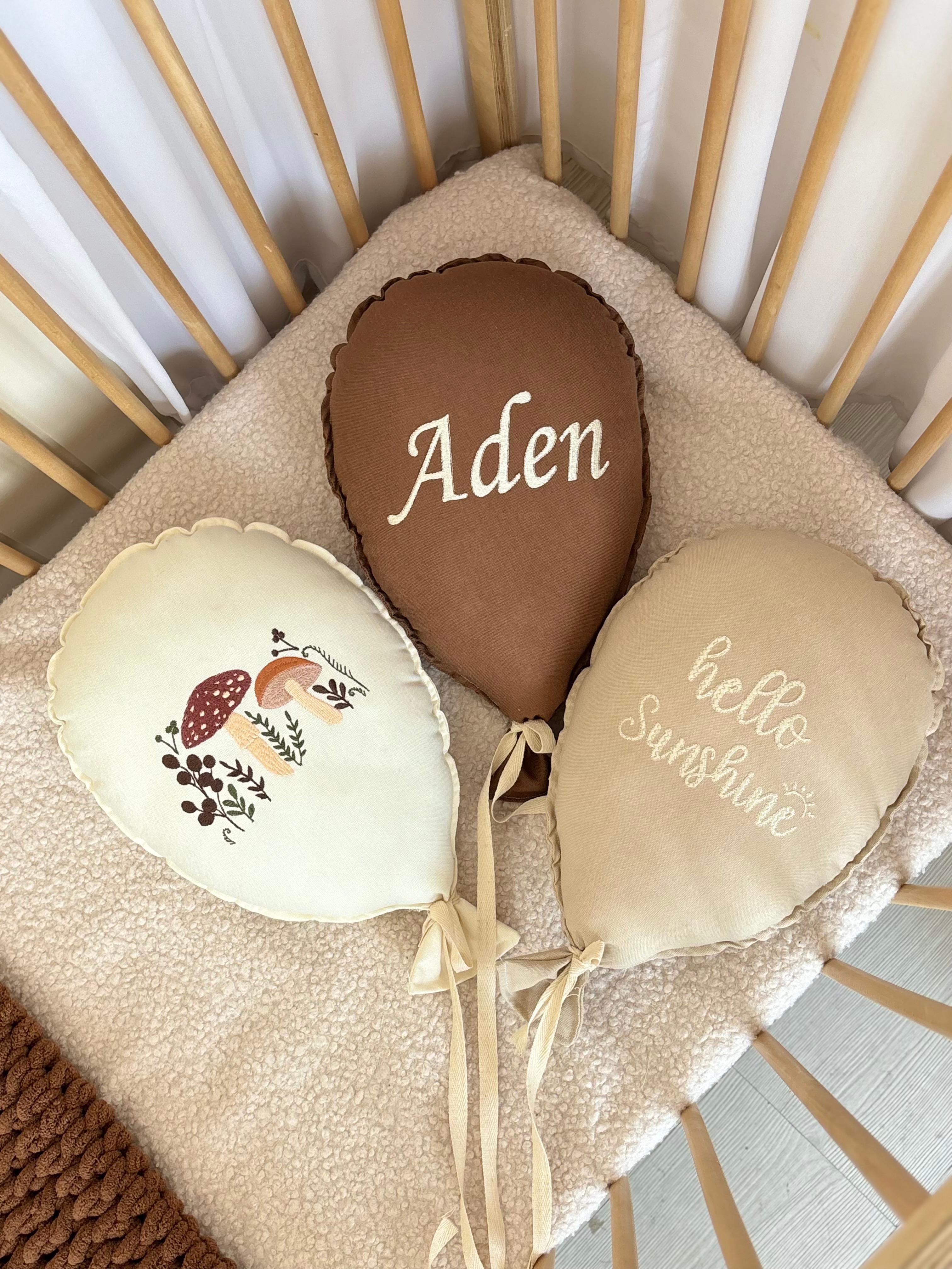 MASHROOM İSME ÖZEL NAKIŞLI 3 LÜ BALON TAKIMI - 5