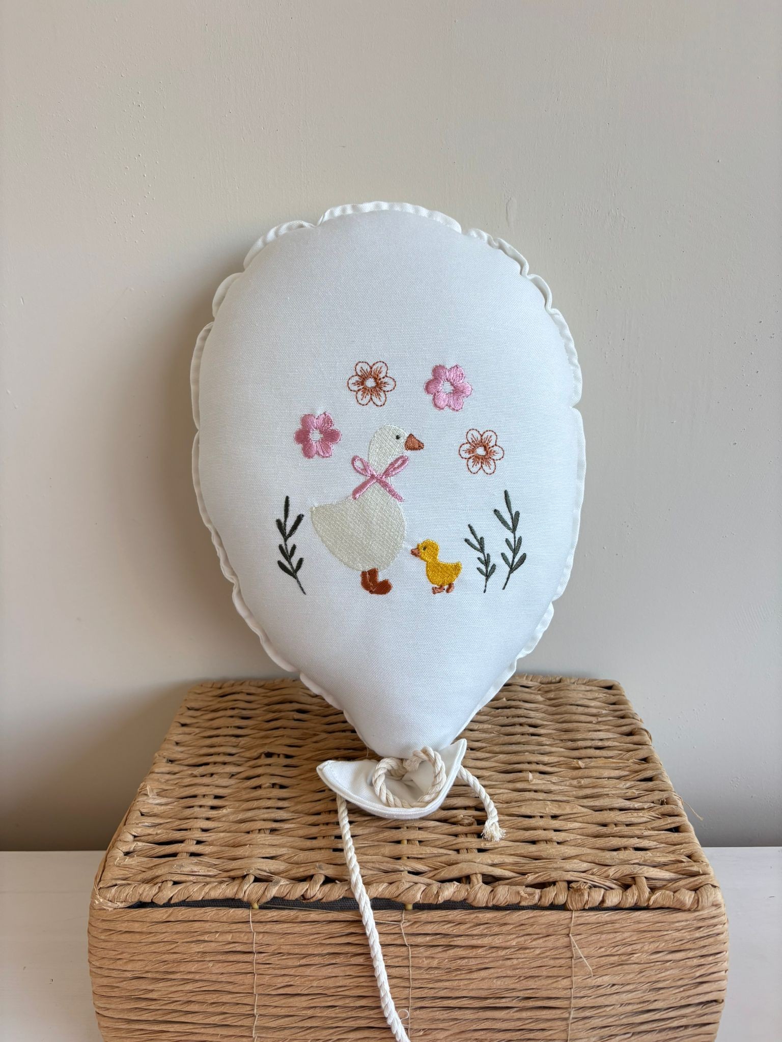 NAKIŞ BALON TEKLİ FİGÜRLÜ - SEVİMLİ ÖRDEK PEMBE