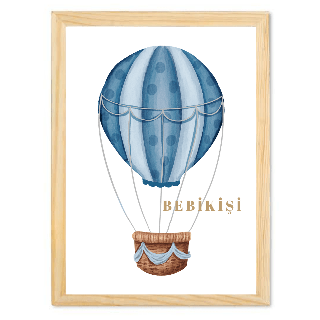 30X40 TEKLİ AHŞAP TABLO - 33