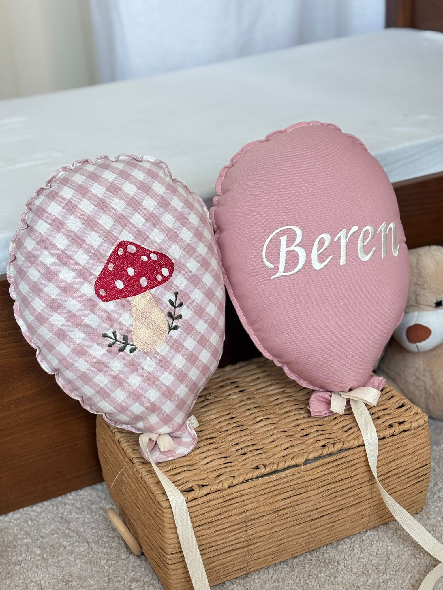 NAKIŞ BALON İSME ÖZEL 2'Lİ MUSHROOM - GÜLKURUSU - GÜLKURUSU PÖTİKARE