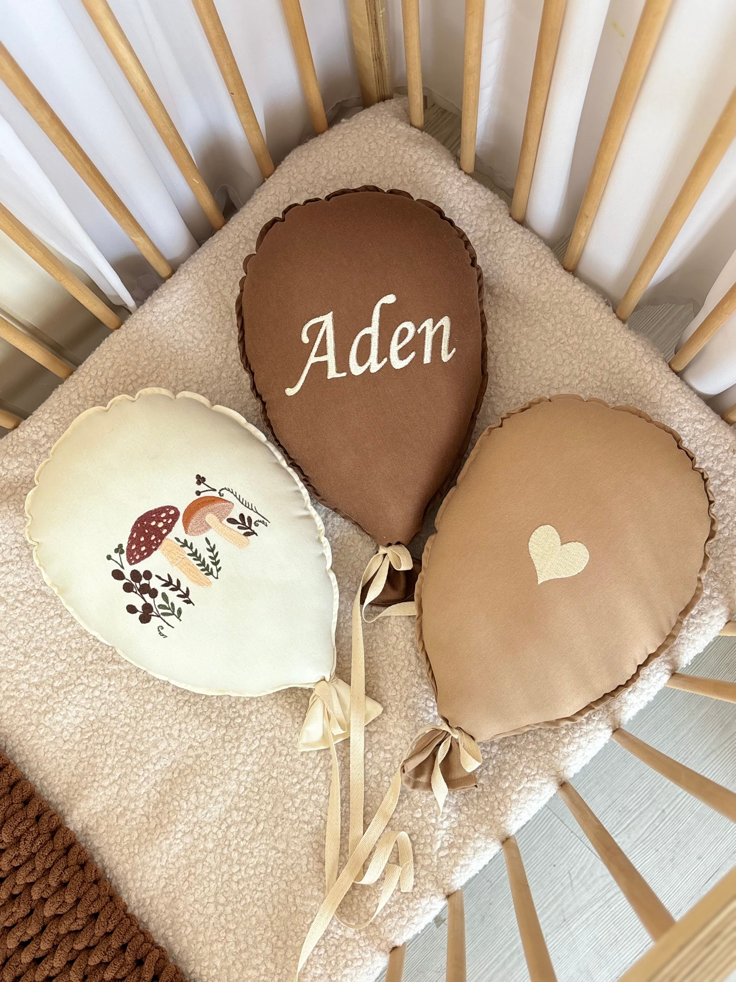 MASHROOM İSME ÖZEL NAKIŞLI 3 LÜ BALON TAKIMI - 6