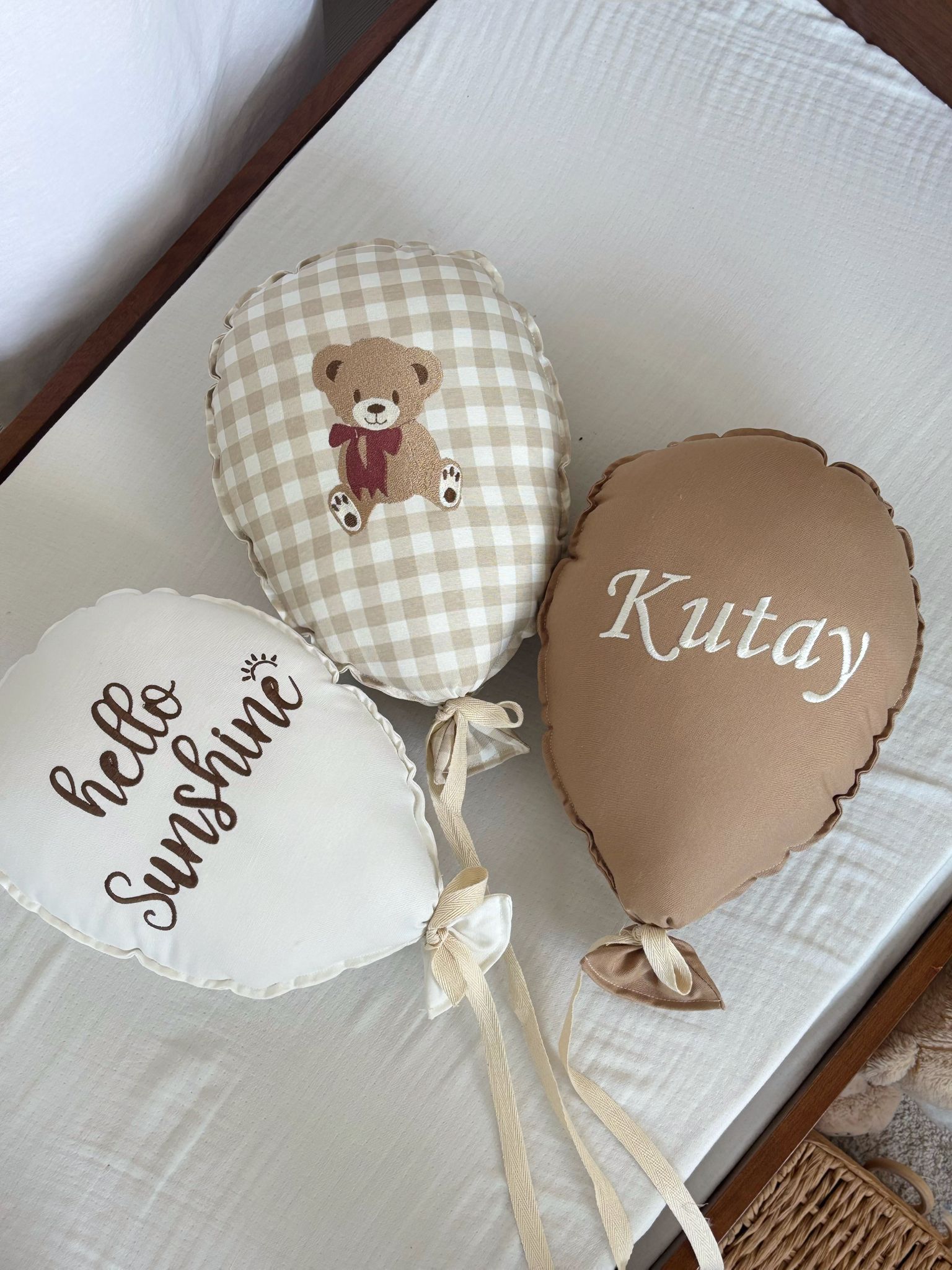 NAKIŞ BALON 3'LÜ PAPYONLU AYI