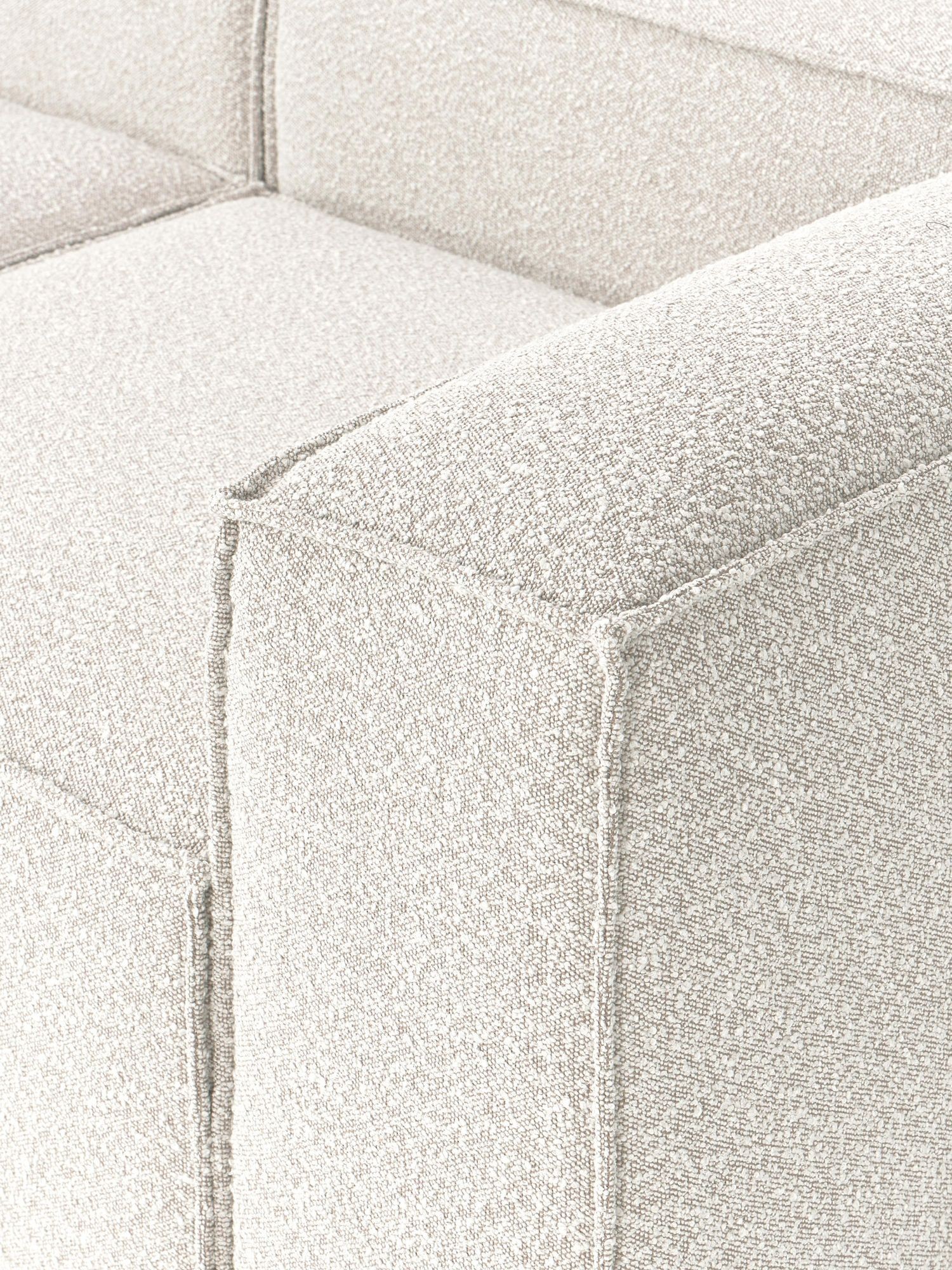 Soft Moduler Corner Boucle - InNature Home - Açık Bej Bukle