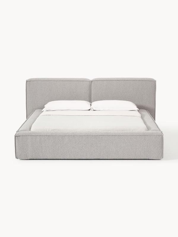 Soft, Çift Kişilik Karyola - InNature Home - Gri, Bukle
