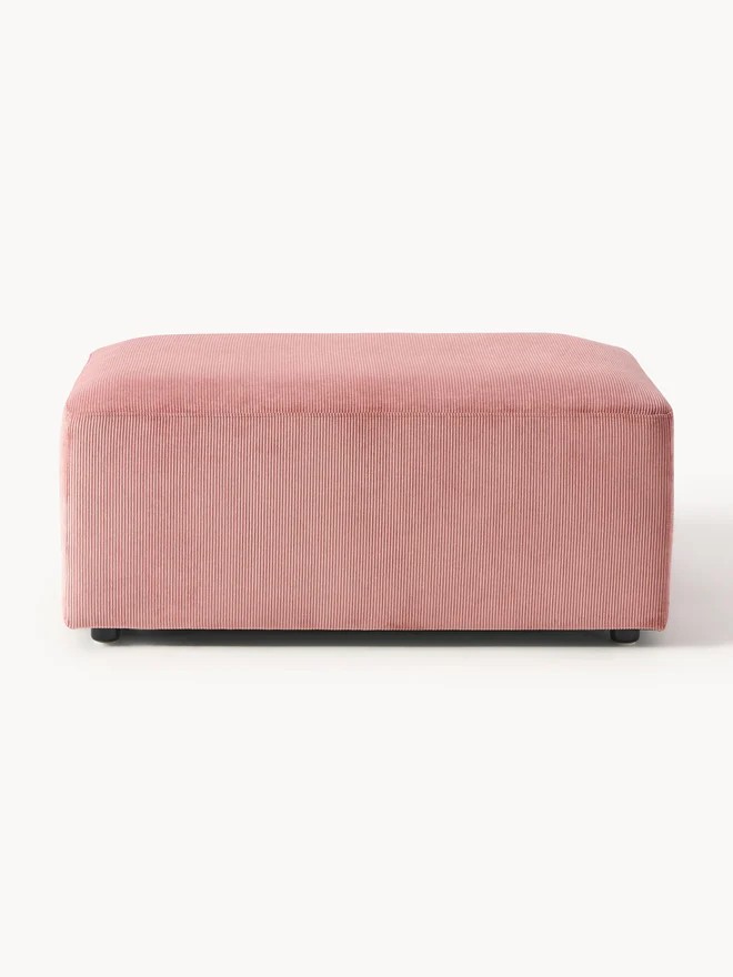 Stella Puf - InNature Home  - Fitilli Kadife, Pembe