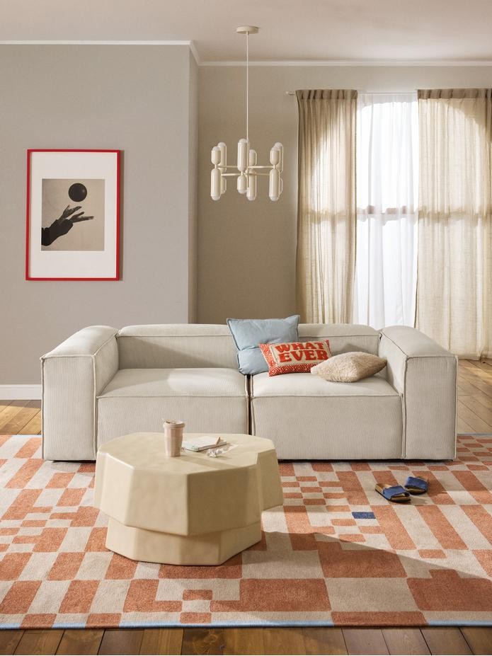 Soft Moduler Sofa, Corduroy, InNature Home - Beige