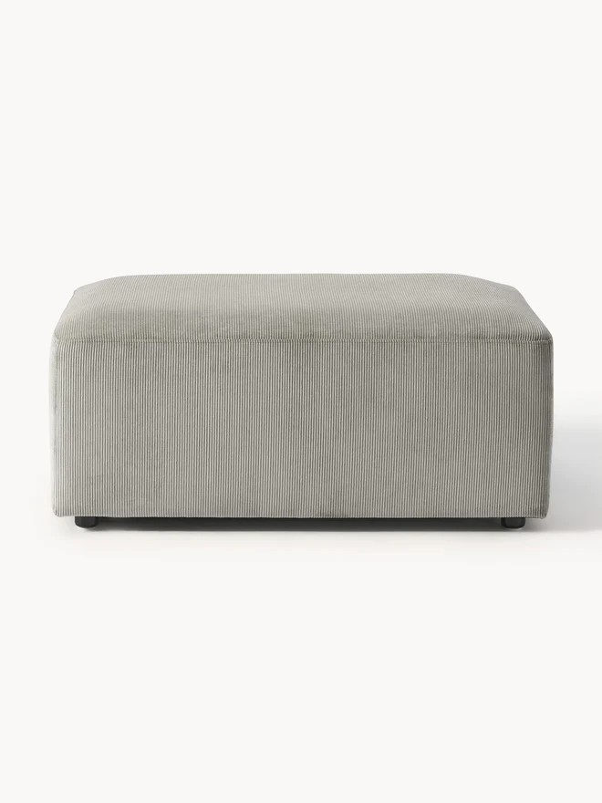 Stella Puf - InNature Home  - Fitilli Kadife, Gri