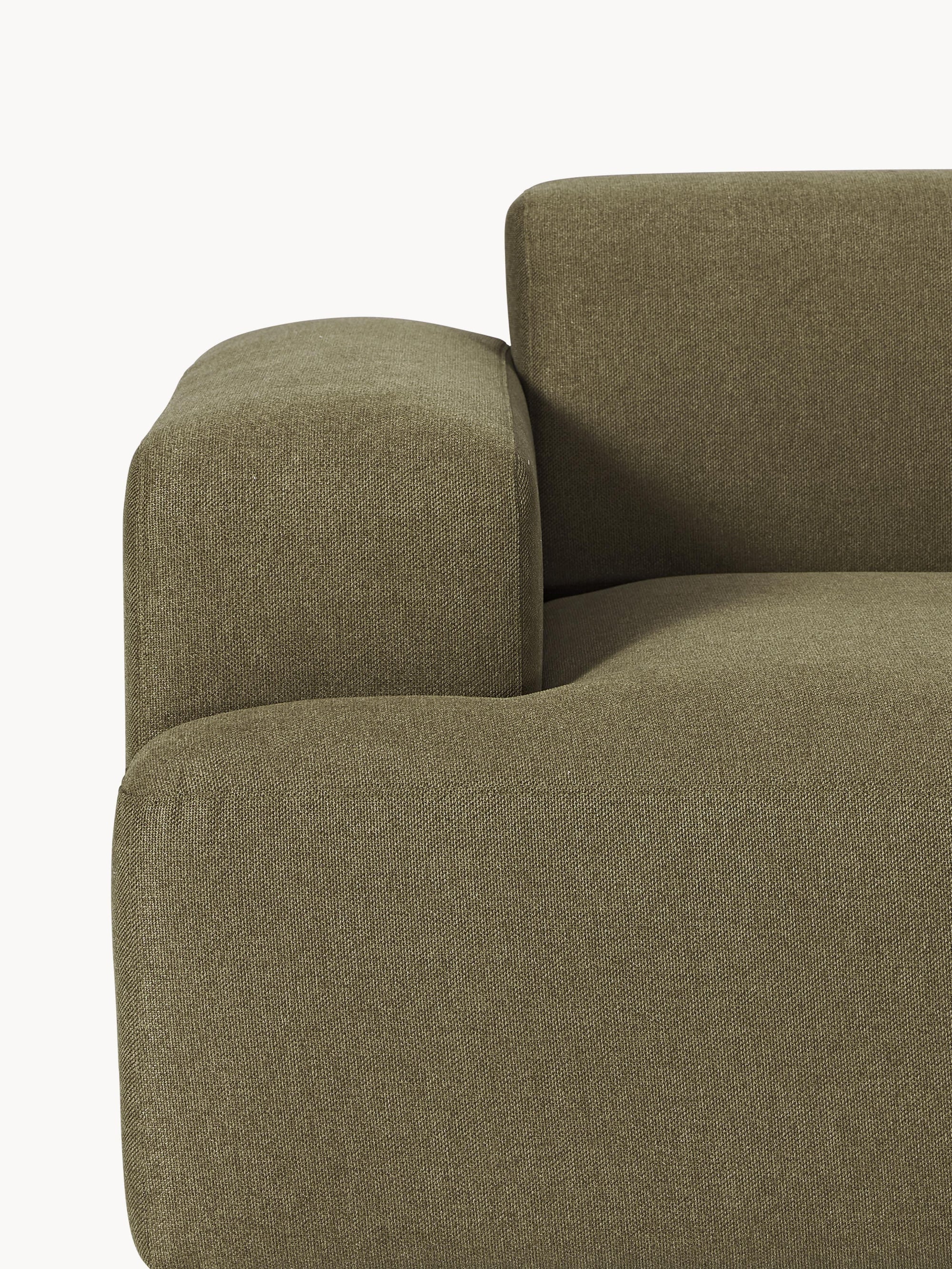 Stella Yumuşak Oturumlu Modüler Kanepe (3-4 Kişilik) InNature Home - Yeşil, Keten