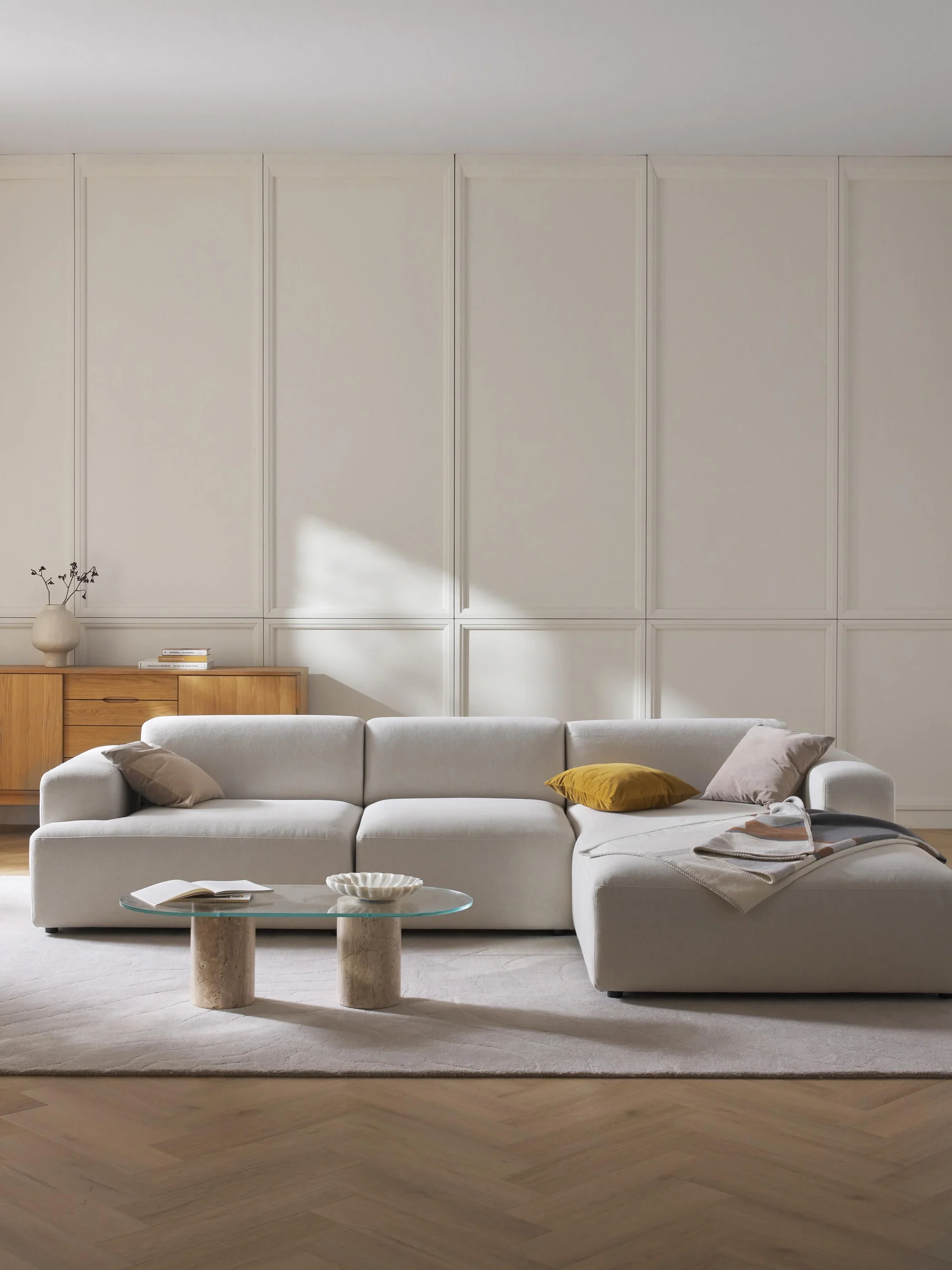 Stella Yumuşak Oturumlu Modüler Köşe Kanepe (4-5 Kişilik) InNature Home
