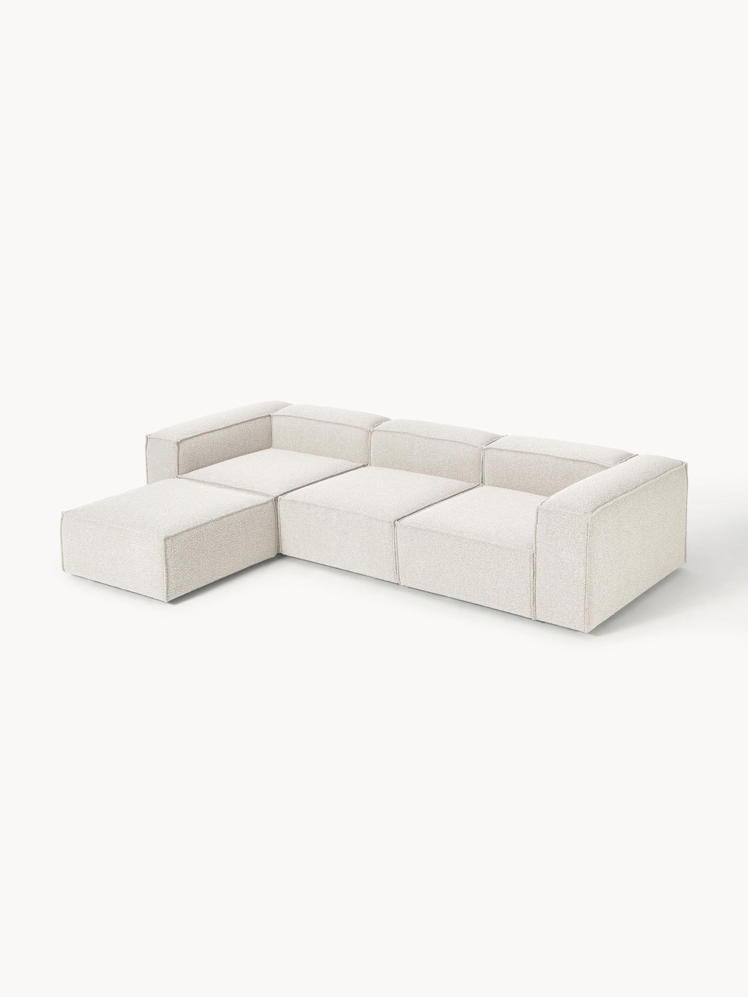 Soft Moduler Corner Boucle - InNature Home - Açık Bej Bukle