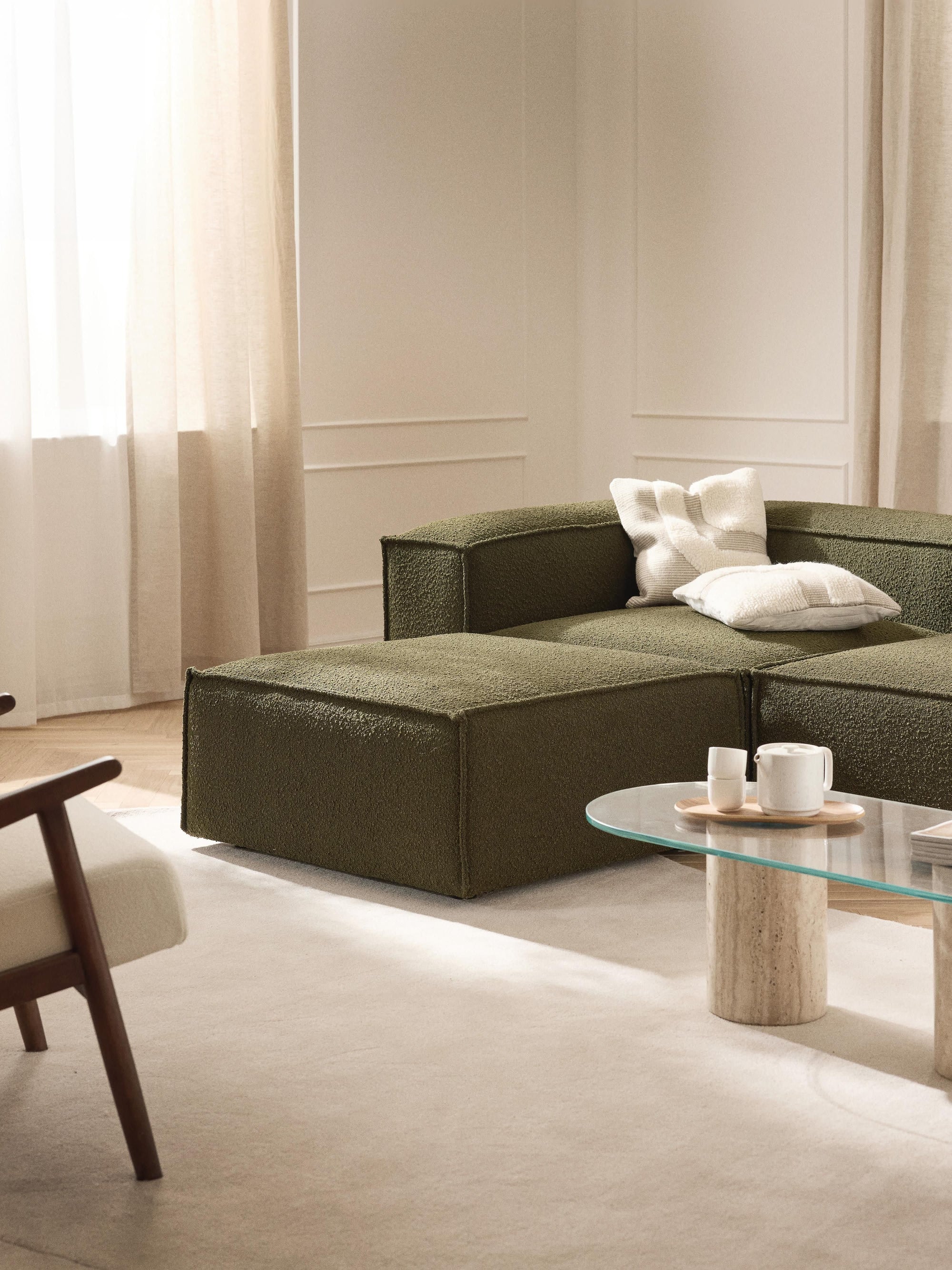 Soft Moduler Corner Boucle - InNature Home