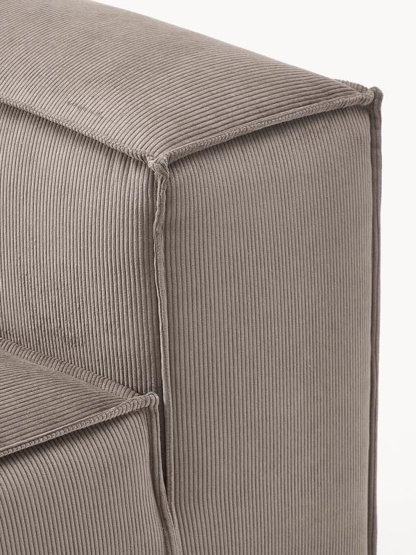 Soft Central Module Made of Corduroy - InNature Home  - Kahverengi