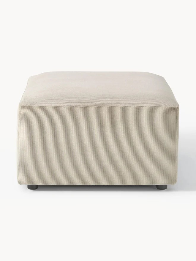 Stella Puf - InNature Home  - Fitilli Kadife, Bej