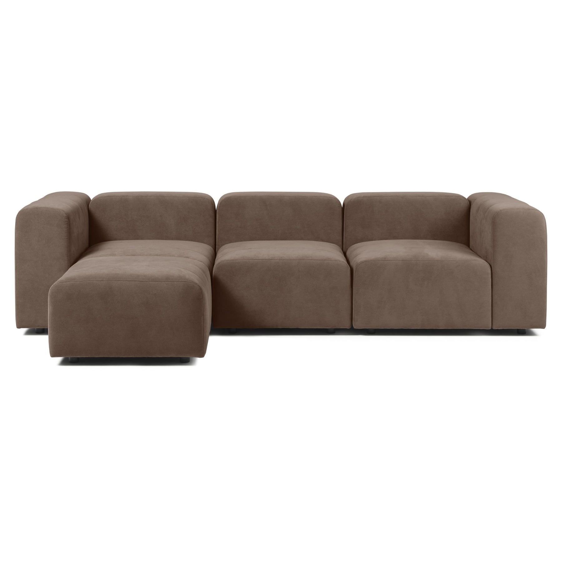 Soft Sectional, Brown, Linen