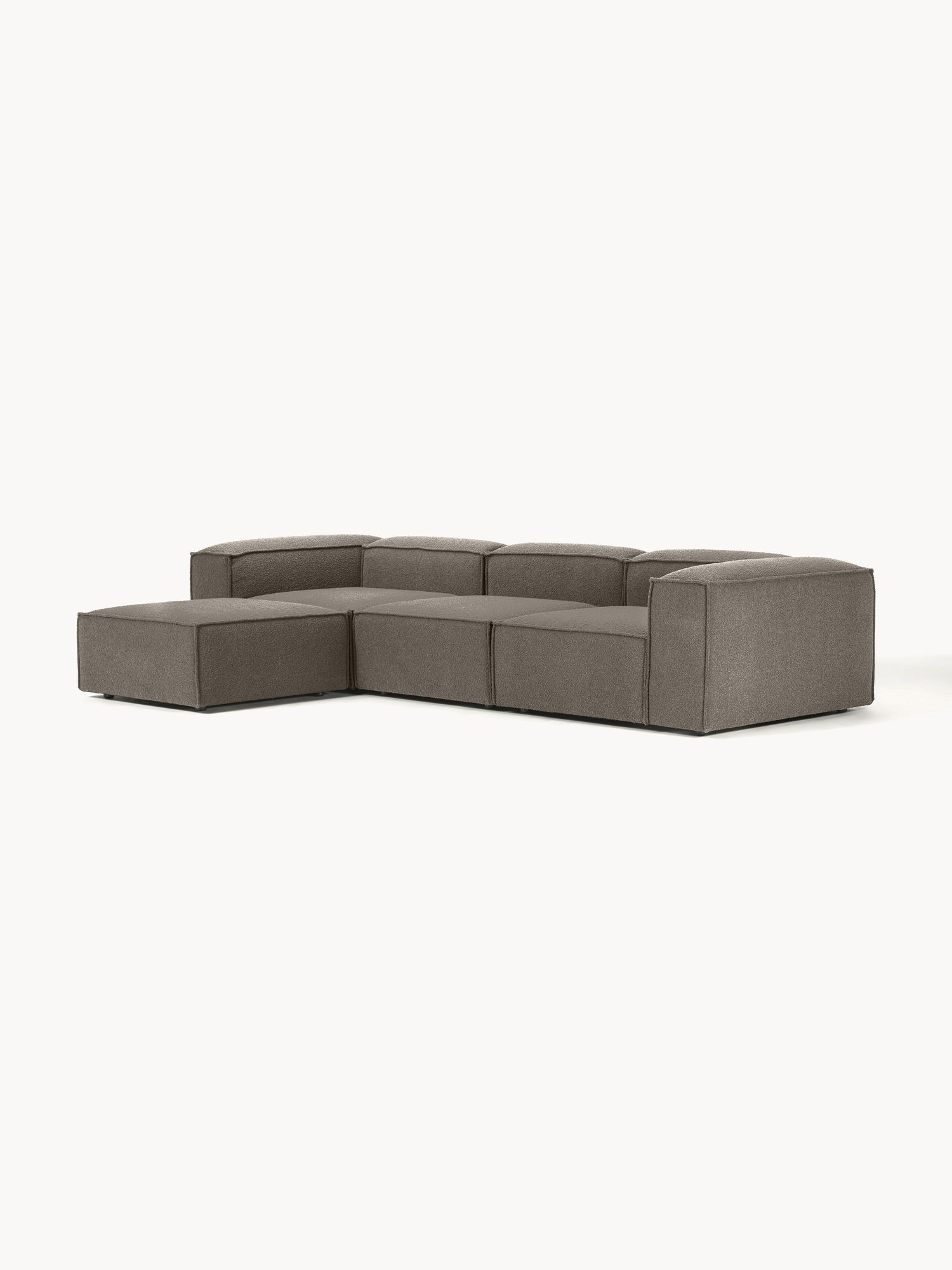 Soft Moduler Corner Boucle - InNature Home - Antrasit Bukle