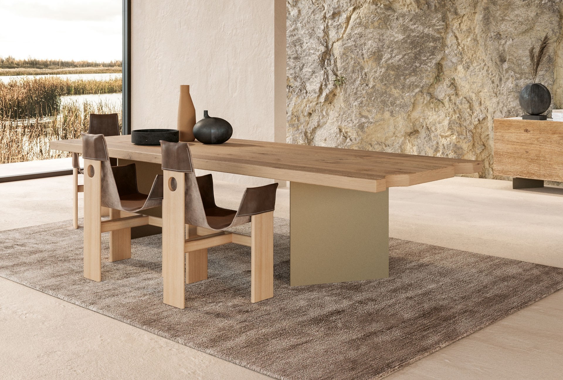 Plate Wood Table - InNature Home