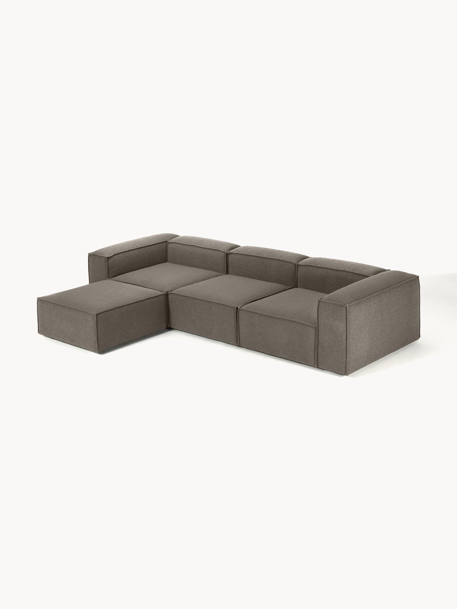 Soft Moduler Corner Boucle - InNature Home - Antrasit Bukle