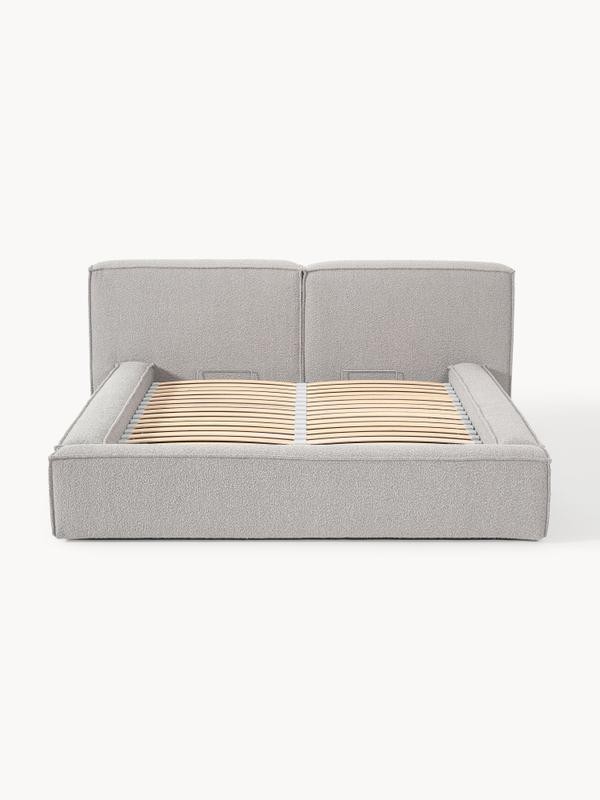 Soft, Çift Kişilik Karyola - InNature Home - Gri, Bukle