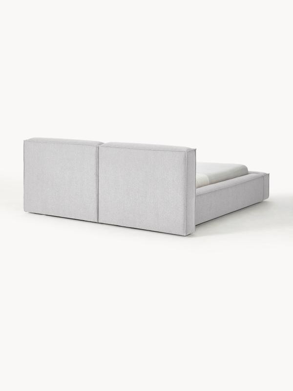Soft, Çift Kişilik Karyola - InNature Home - Gri, Keten