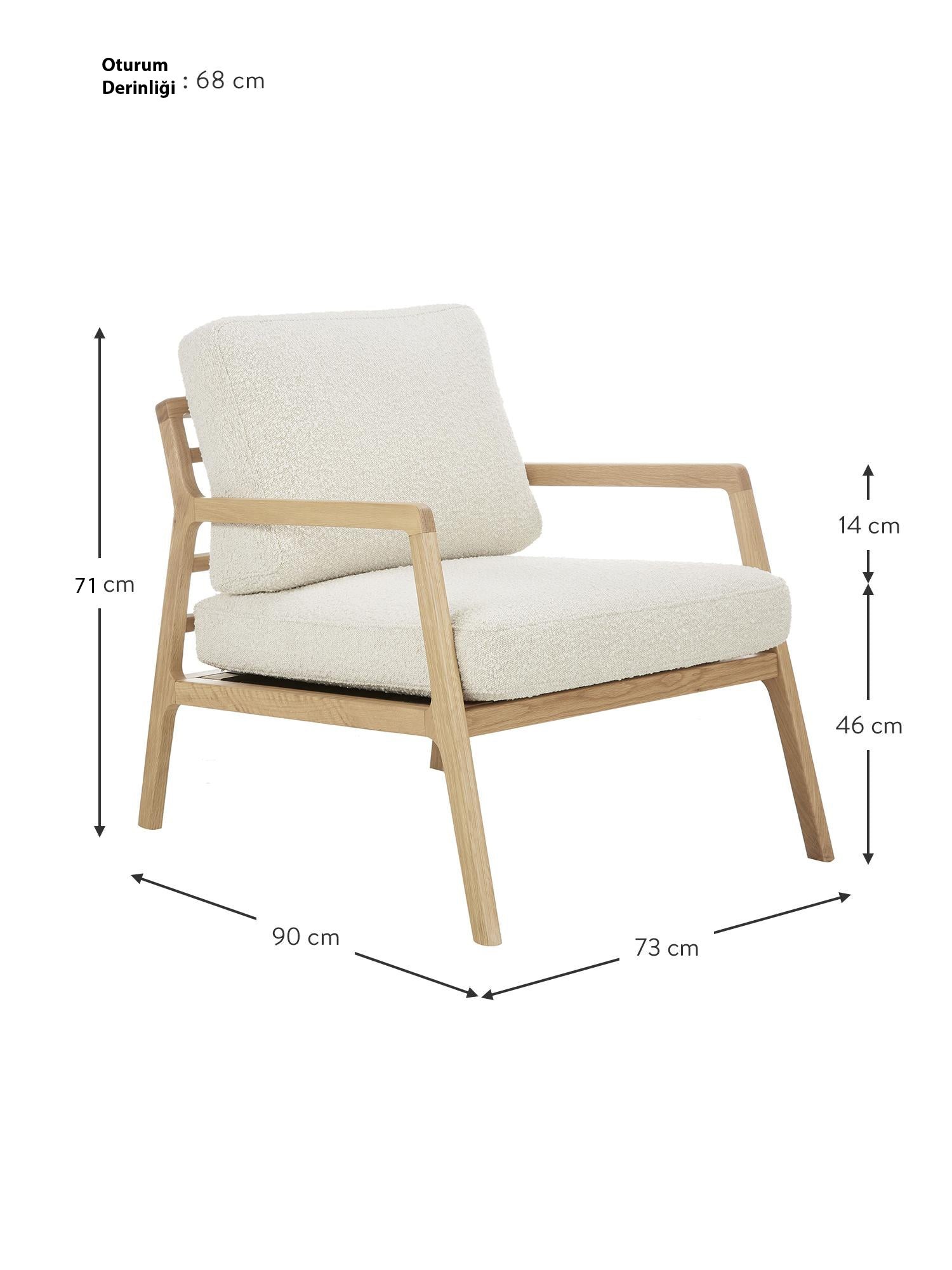 Panama Armchair - InNature Home - Panama Armchair,  Oak Cream