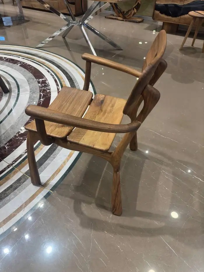 Masif Ceviz Yemek Sandalyesi – Özel El Yapımı Ahşap Tasarım InNature 