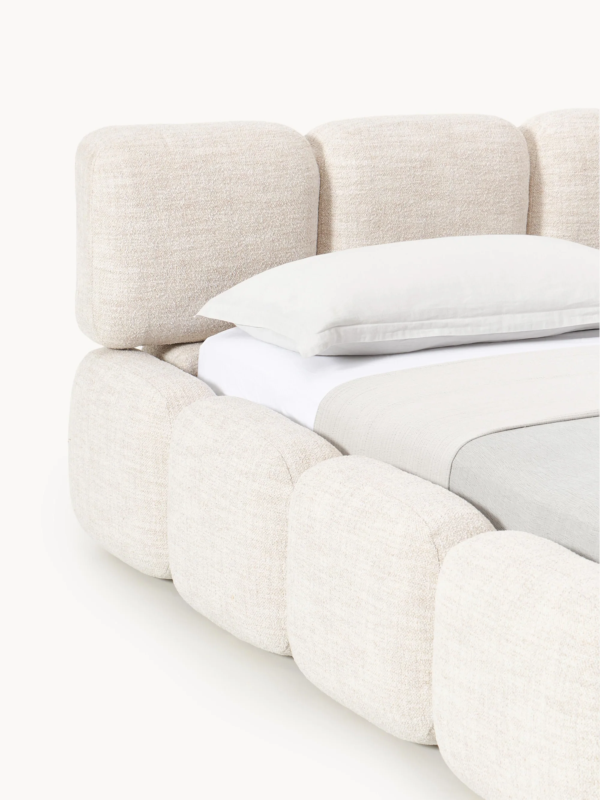 Sofia Bazalı Karyola - InNature Home  - Bej