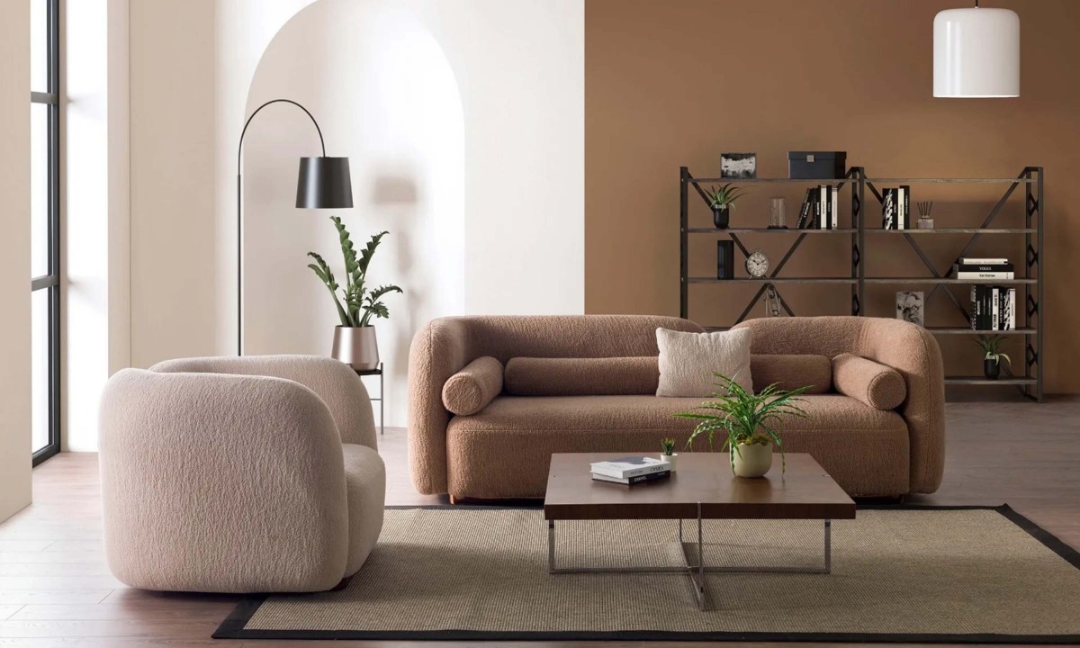 Luna Yumuşak Oturumlu Kanepe (3-4 Kişilik) InNature Home