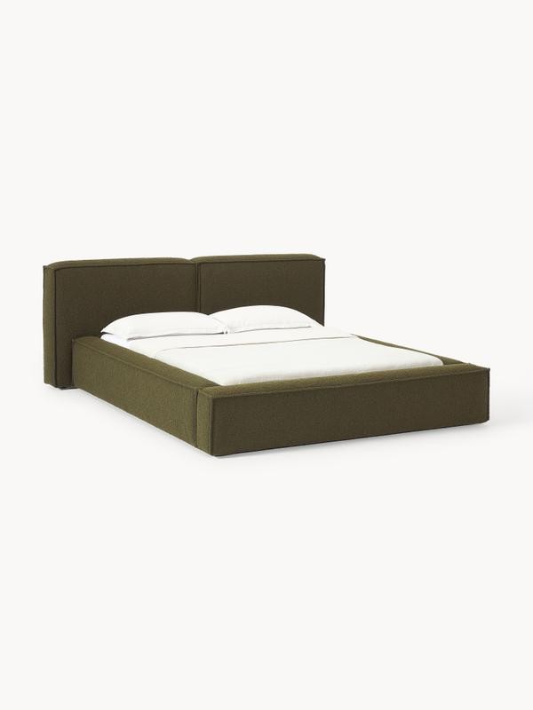 Soft, Çift Kişilik Karyola - InNature Home - Yeşil, Bukle
