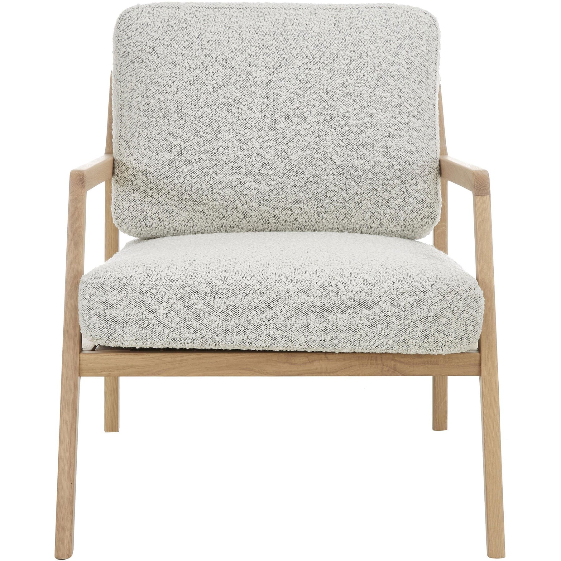 Panama Armchair - InNature Home - Panama Armchair, Oak, Gray Fabric