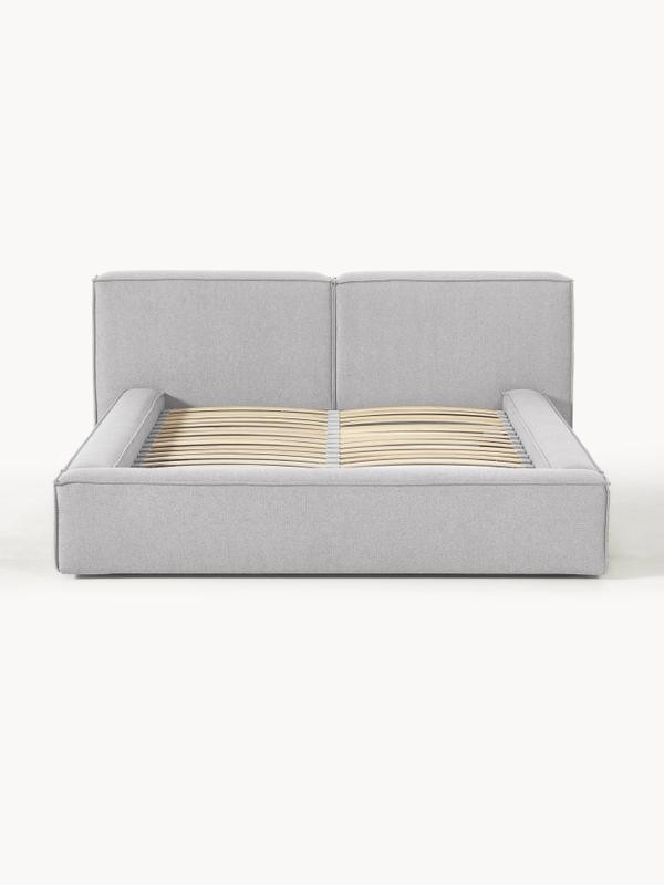 Soft, Çift Kişilik Karyola - InNature Home - Gri, Keten