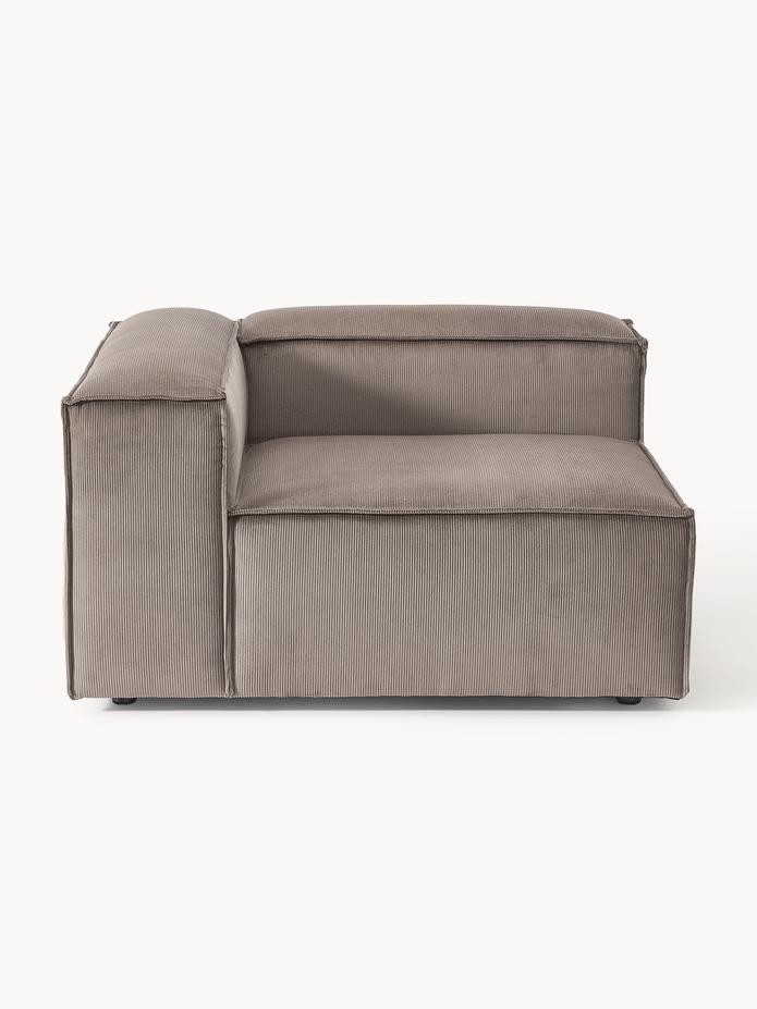Soft Köşe Modülü, Fitilli Kadife - InNature Home - Kahverengi