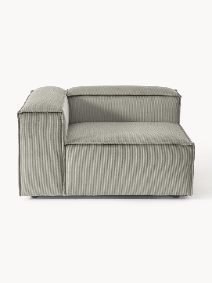Soft Köşe Modülü, Fitilli Kadife - InNature Home - Gri