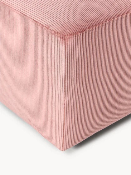 Stella Puf - InNature Home  - Fitilli Kadife, Pembe