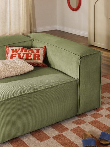 Soft Moduler Sofa, Corduroy, InNature Home - Green