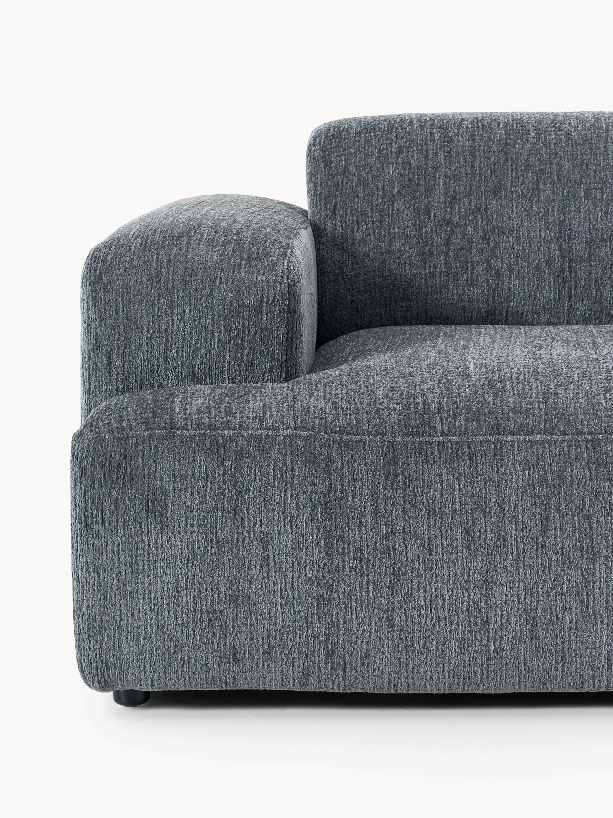 Stella Yumuşak Oturumlu Modüler Kanepe (3-4 Kişilik) InNature Home - Gri - Mavi, Şönil