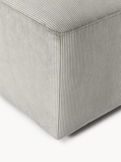 Stella Puf - InNature Home  - Fitilli Kadife, Gri