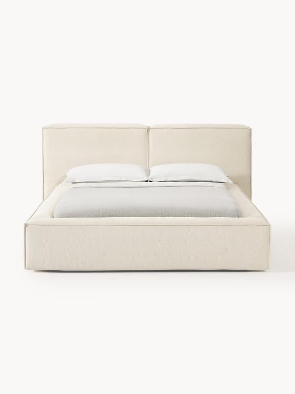 Soft, Çift Kişilik Karyola - InNature Home - Bej, Keten