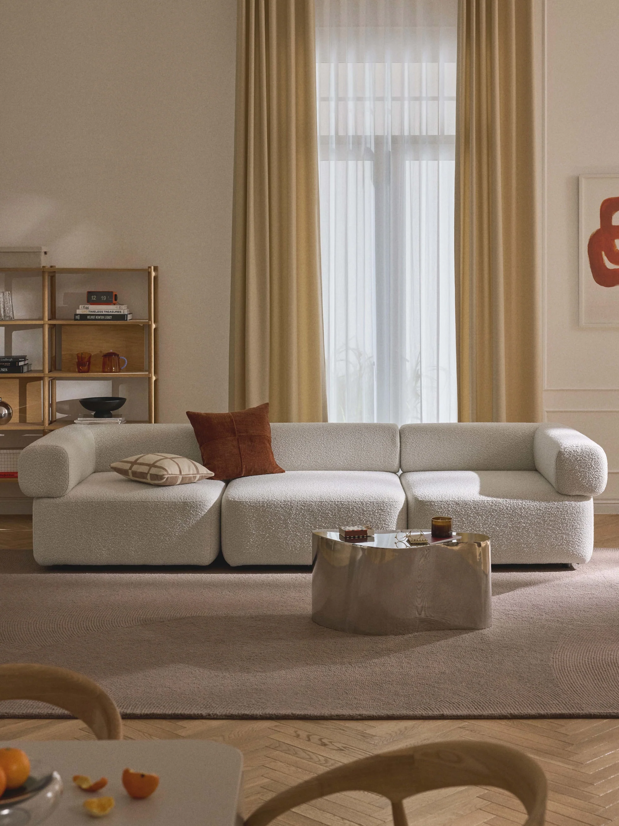 Sofia Modüler Kanepe 3-4 Kişilik - INNATURE  - Kırık Beyaz