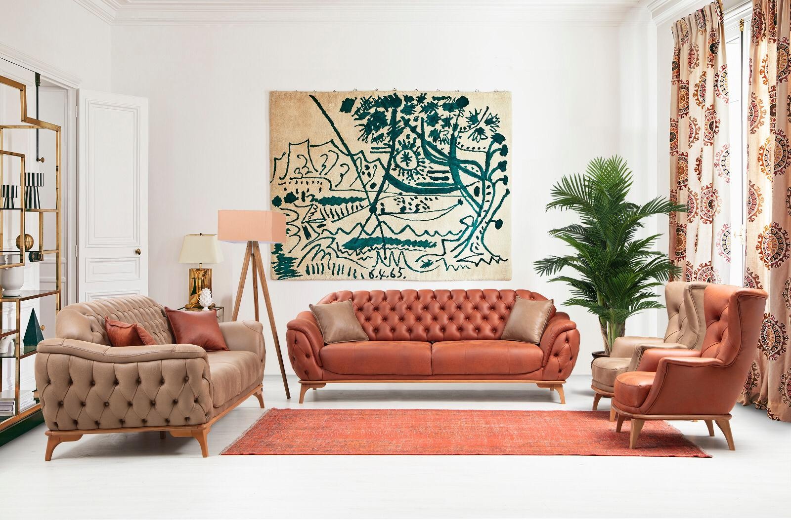 Chesterfield Koltuk Takımı - InNature Home