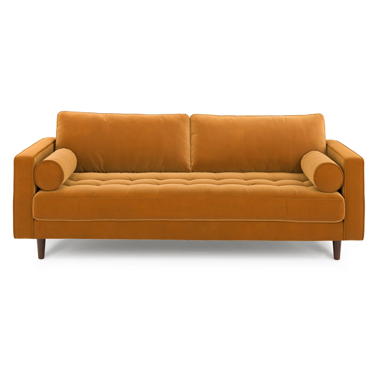 Molis Sofa, Velvet - InNature Home - Molis Kanepe Turuncu