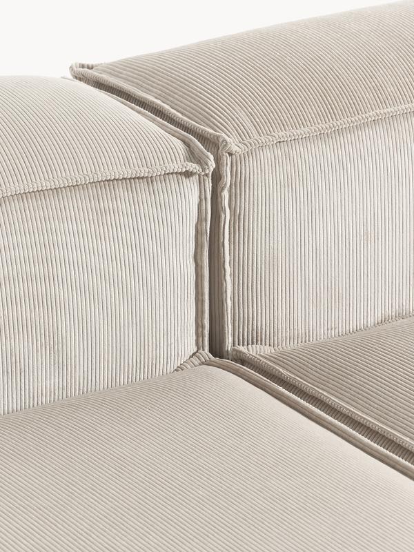 Soft Yumuşak Oturumlu Dinlenme Modüllü Kanepe, Fitilli Kadife (2-3 Kişilik) - InNature Home