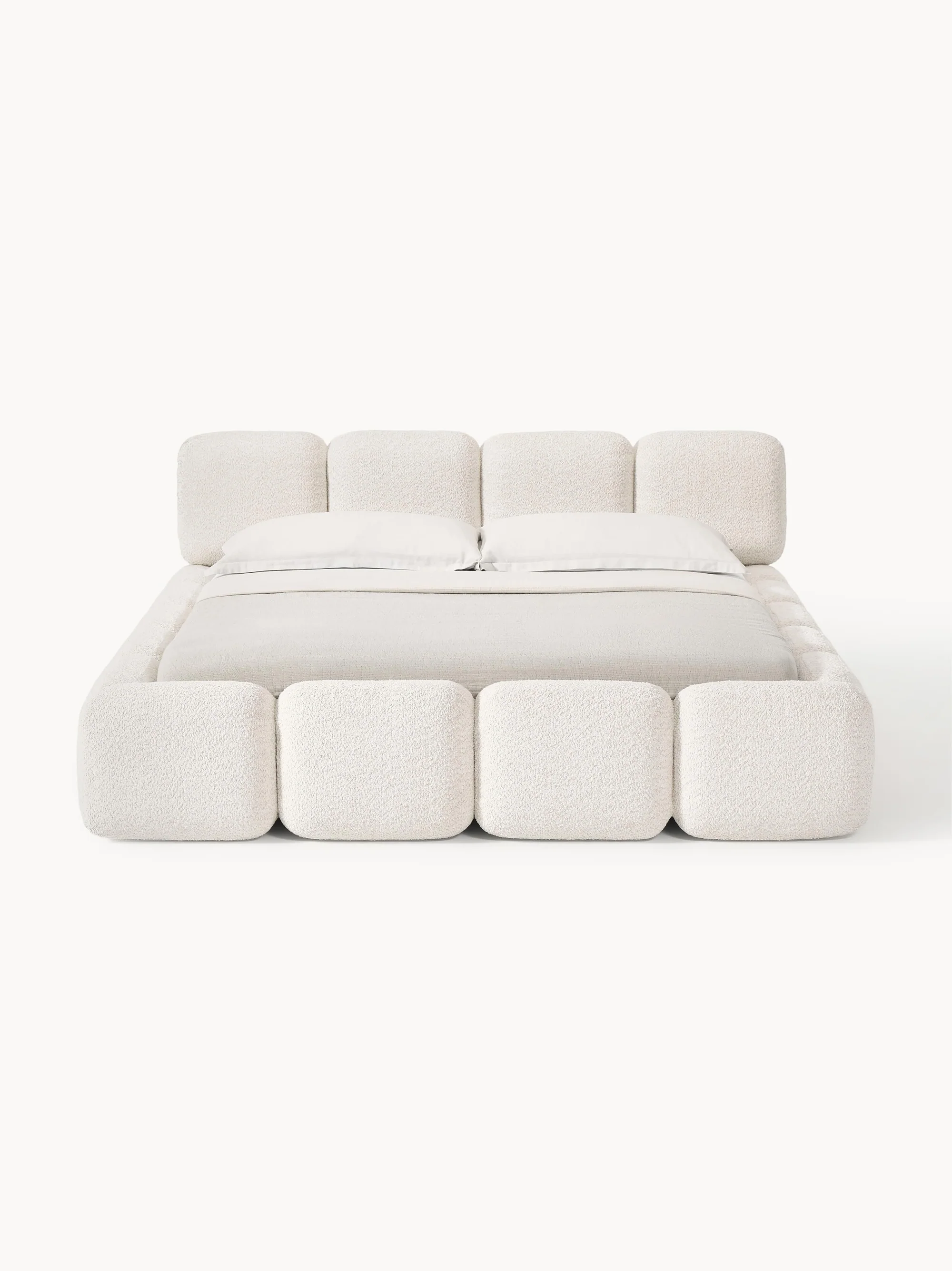 Sofia Bazalı Karyola - InNature Home  - Açık Bej