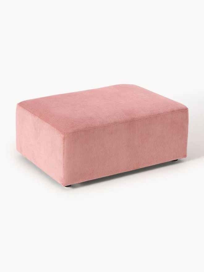 Stella Puf - InNature Home  - Fitilli Kadife, Pembe